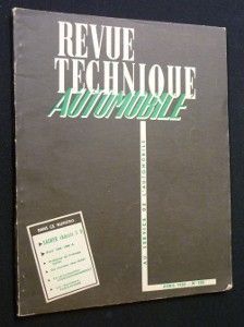 Revue technique automobile, n° 120, avril 1956