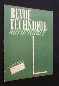 Revue technique automobile, n° 76, août 1952