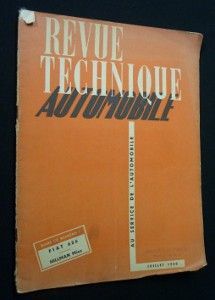 Revue technique automobile, n° 51, juillet 1950