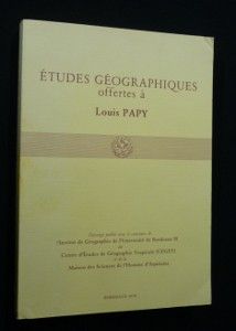 Etudes géographiques offertes à Louis Papy
