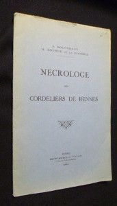 Nécrologe des cordeliers de Rennes