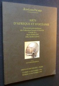 Arts d'Afrique et d'Océanie. Drouot Richelieu, Paris, 11 et 12 octobre 1993