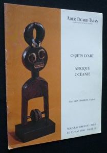 Objets d'art. afrique. Océanie. Nouveau Drouot Paris, 23 mai 1990
