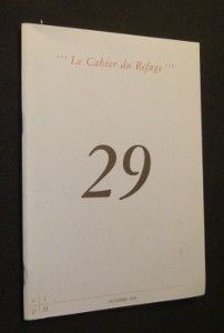 Le cahier du Refuge 29, octobre 1993