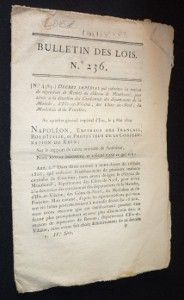 Bulletin des lois n°236