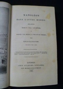 Napoléon dans l'autre monde relation écrite par lui même et trouvée à Ste Hélène, au pied de son tombeau