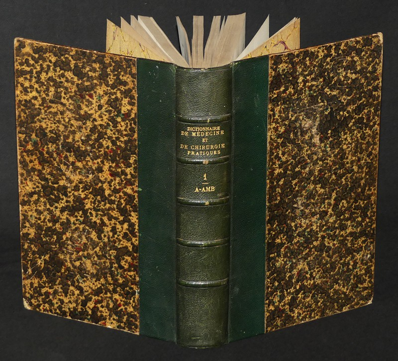 Nouveau dictionnaire de médecine et de chirurgie pratiques illustré de figures intercalées dans le texte (40 volumes)