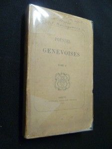 Poésies genevoises, tome II