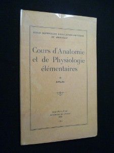 Cours d'anatomie et de physiologie élémentaires, II. Atlas