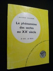 Le phénomène des sectes au XXe siècle