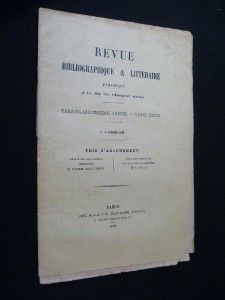 Revue bibliographique & littéraire, II - février 1899