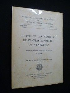 Clave de las familias de plantas superiores de Venezuela (Alcance, n° 9, noviembre 1965)