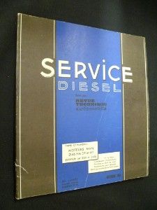 Service diesel, 30e année, n° 21 D, novembre 1966