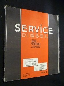 Service diesel, 31e année, n° 17 D, Janvier-Février 1966