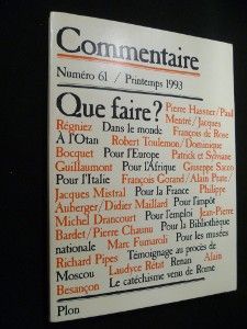 Commentaire, volume 16, n° 61, printemps 1993