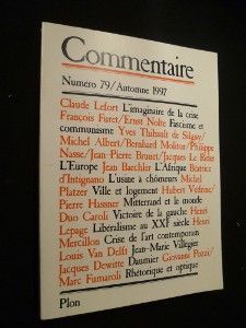 Commentaire, volume 20, n° 79, automne 1997
