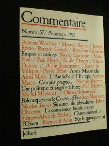 Commentaire, volume 15, n° 57, printemps 1992