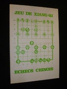 Jeu de Xiang-Qi, échecs chinois