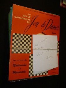 La Revue canadienne du jeu de dames (n°105, 108 à 131)