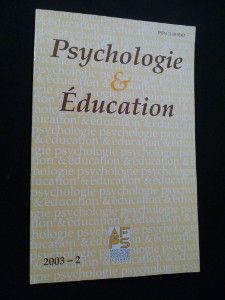 Psychologie & Education, 2003-2