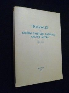 Travaux du Muséum d'histoire naturelle 'Grigore Antipa', vol. XIII