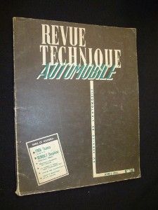 Revue technique automobile, n° 180, avril 1961