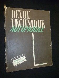 Revue technique automobile, n° 72, avril 1952