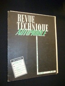 Revue technique automobile, n° 132, avril 1957