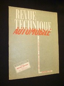 Revue technique automobile, n° 101, septembre 1954