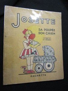 Josette, sa poupée, son chien