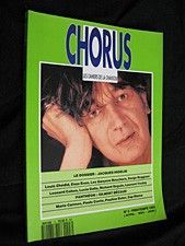 Chorus, les cahiers de la chanson, n° 3 - printemps 1993 : Jacques Higelin