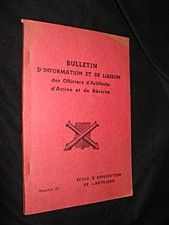 Bulletin d'information et de liaison des Officiers d'Artillerie d'Active et de Réserve, n° 20