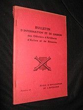 Bulletin d'information et de liaison des Officiers d'Artillerie d'Active et de Réserve, n° 19