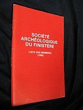 Société archéologique du Finistère. Liste des membres (1980)