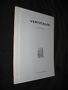 Verticales (Les Cahiers du Tournefeuille I)
