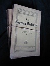 Le Nouveau Machiavel (tome 1 et 2)