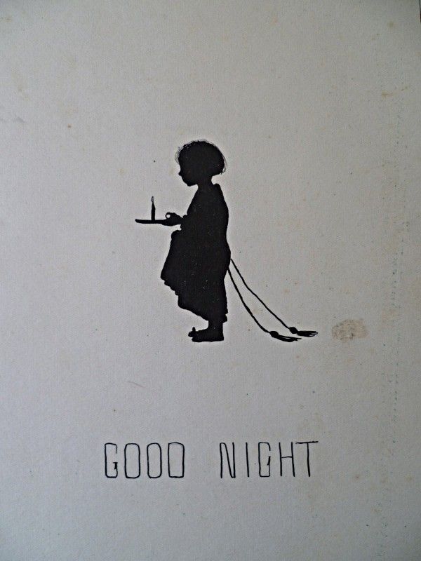 Aquarelles pour le recueil 'Good Night' signé N.G.
