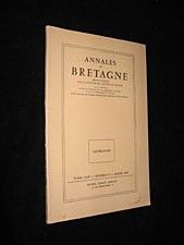 Annales de Bretagne. Revue publiée par la Faculté des lettres de Rennes. Tome LXIV n°2, année 1957
