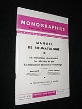 Manuel de rhumatologie (5) - (Les Monographies médicales et scientifiques)