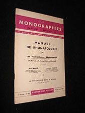 Manuel de rhumatologie (4) - (Les Monographies médicales et scientifiques)