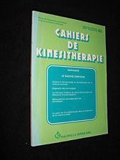 Cahiers de kinésithérapie, n° 52, janvier-février 1975