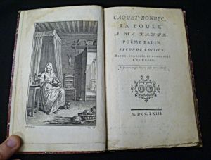 La poule à ma tante, poème badin; revue, corrigée et augmentée d'un chant.