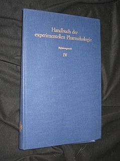 Handbuch der experimentellen Pharmakologie, IV