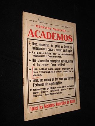 Académos, n° 13