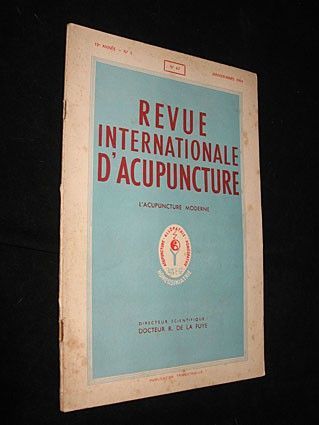 Revue internationale d'acupuncture, n° 47 (12e année, n° 1, janvier-mars 1959)