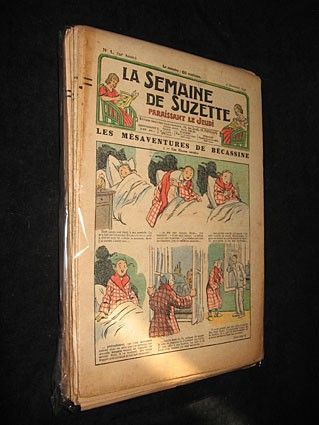 La semaine de Suzette 1938 : n° 1, 2, 4, 6-7, 9-29, 31-40, 45