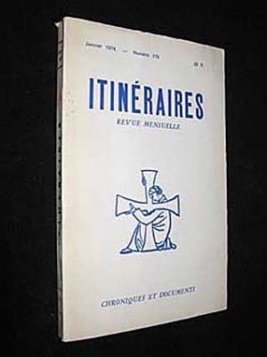 Itinéraires, n° 179, janvier 1974