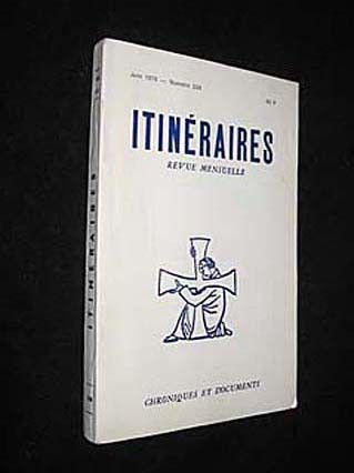 Itinéraires, n° 224, juin 1978