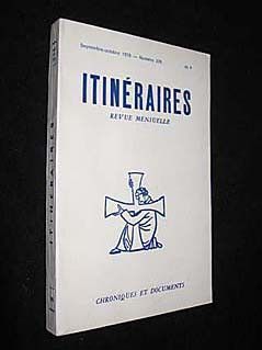 Itinéraires, n° 226, septembre-octobre 1978