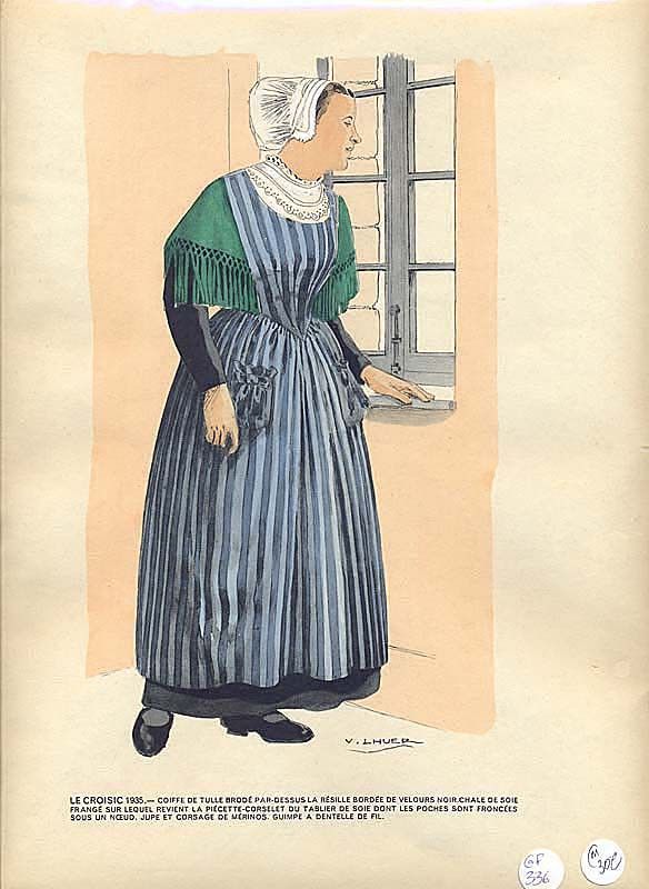 Le costume breton de 1900 à nos jours. Le Croisic 1935